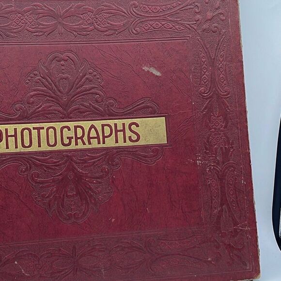 WWII Woman’s Army Corp WAC photo album empty distressed - Picture 2 of 7